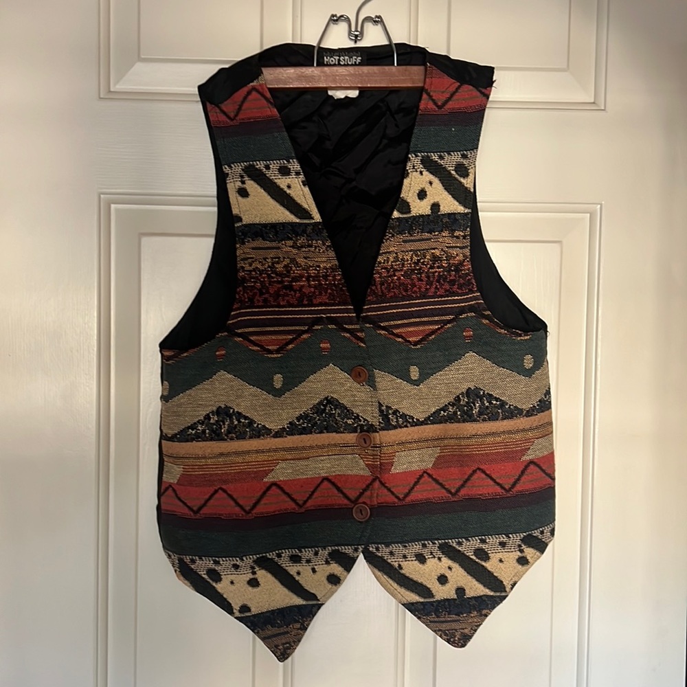 Vintage 90’s Cotton Woven Vest